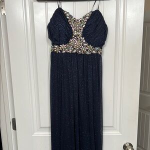 Elegant Beaded Evening Gown